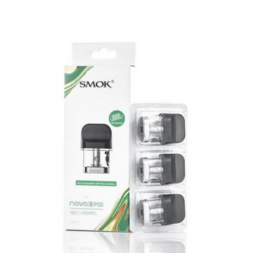 Smok Novo 2 Replacement Pods 1.4 DC MTL 3pk (CRC)